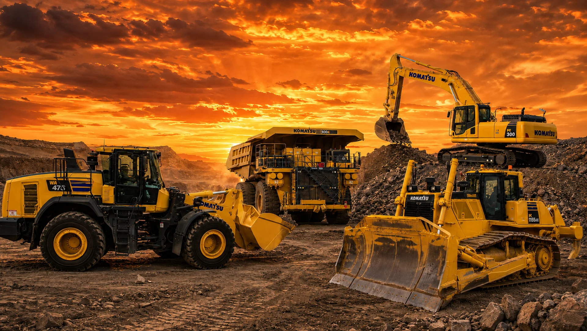 Komatsu Spare Parts for Heavy Equipment