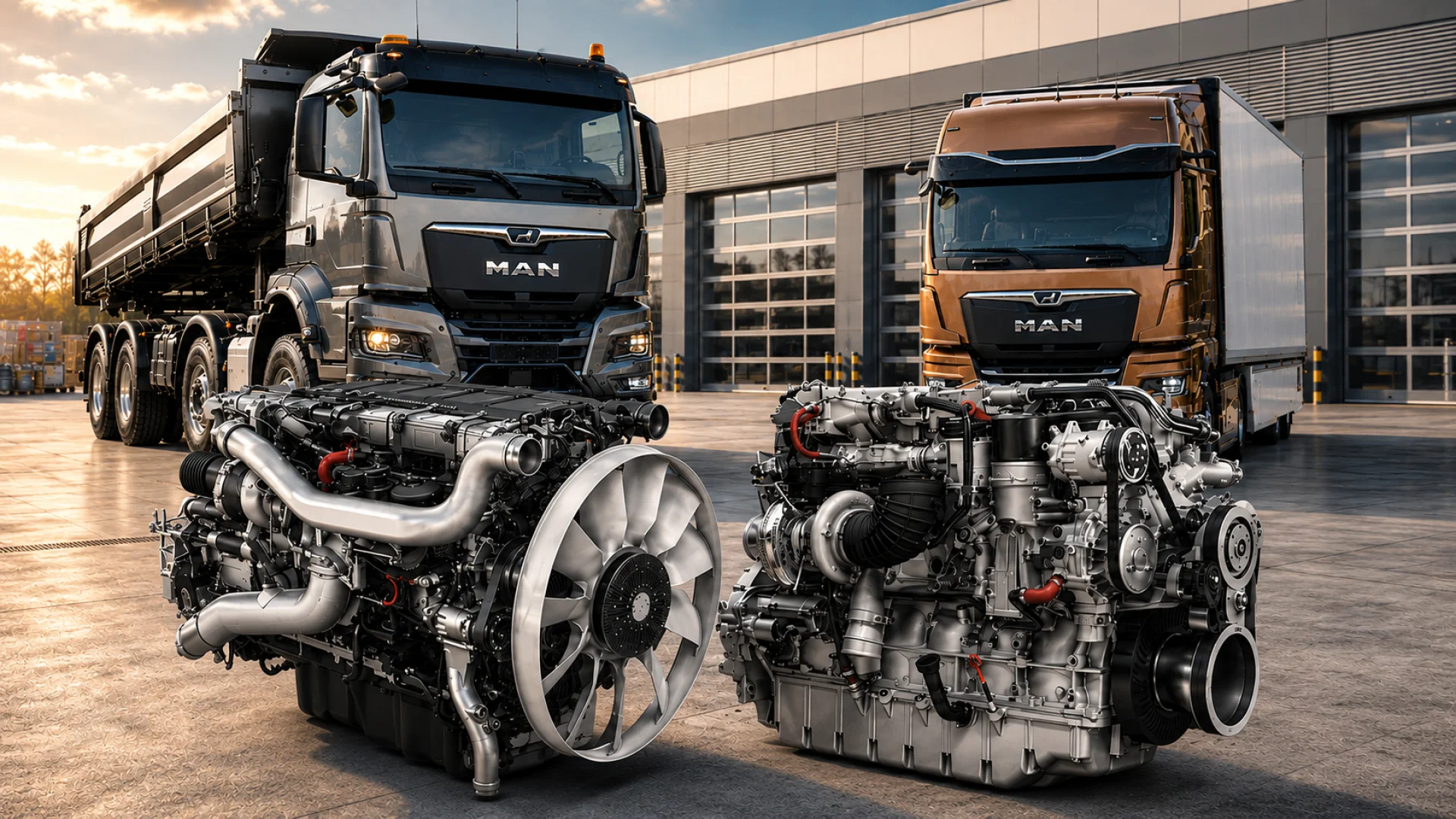 MAN Engine Spare Parts for Trucks, Generator Sets and Marine Applications