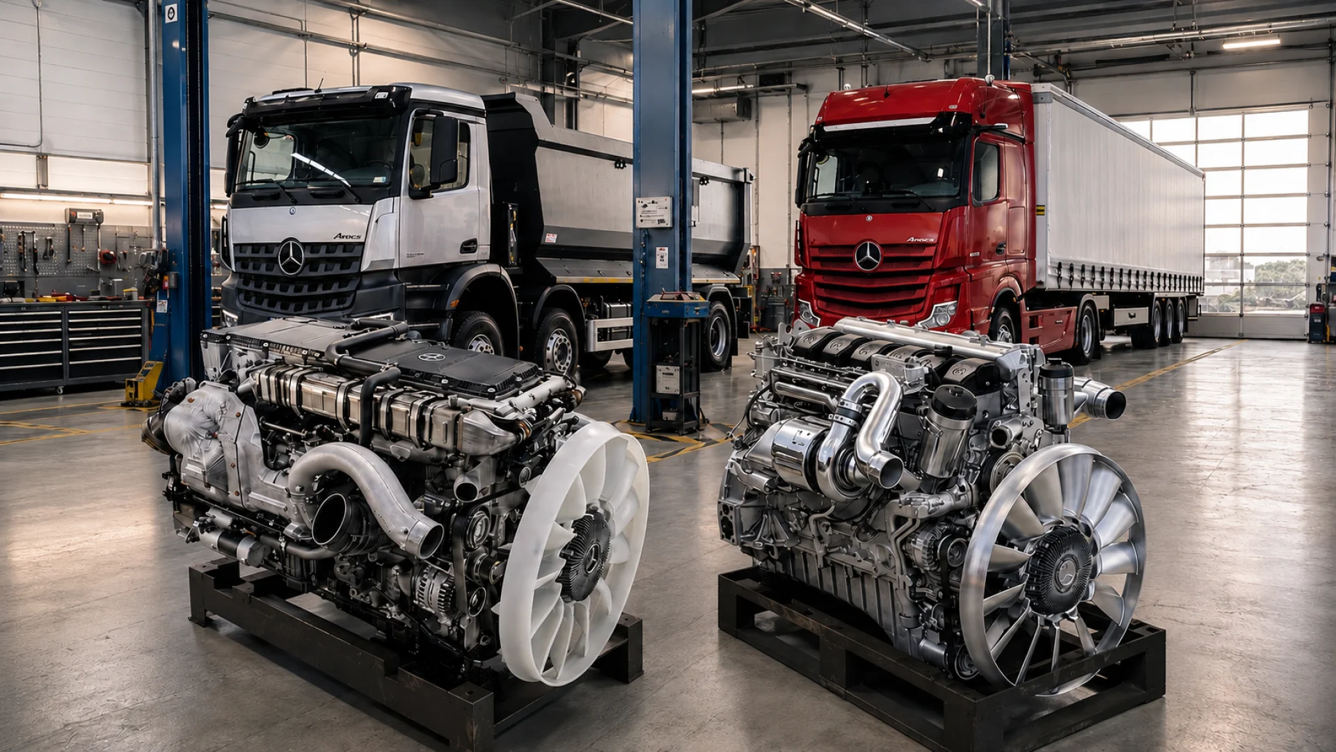 Mercedes-Benz Engine Spare Parts for Trucks, Generator Sets and Marine Applications