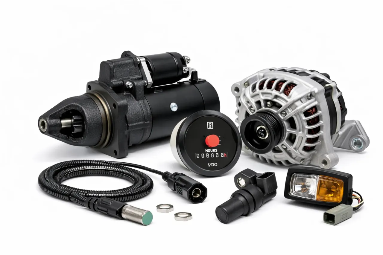 Construction machinery electrical system parts for Caterpillar, Komatsu, JCB