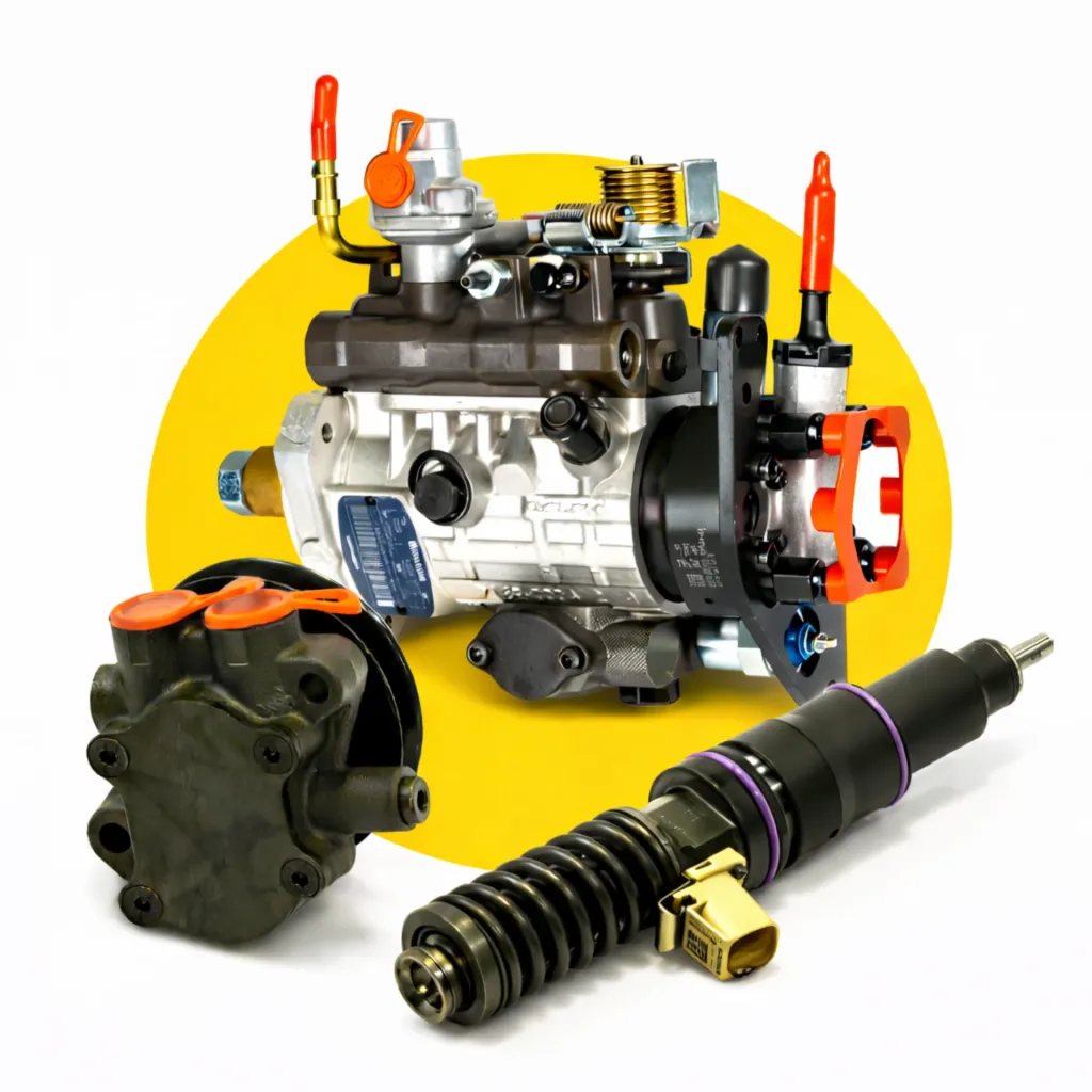 Construction machinery fuel system parts for Caterpillar, Komatsu, Volvo
