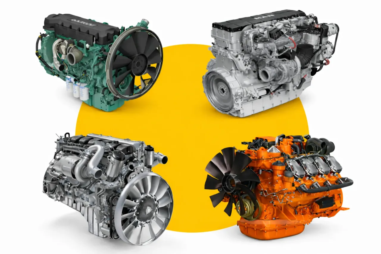Heavy duty truck engine parts for Mercedes, MAN, Volvo, and Scania