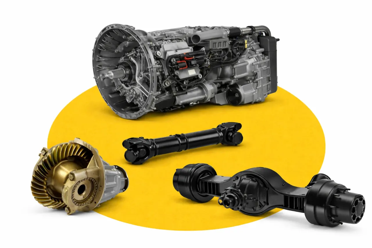 Heavy duty truck transmission and differential parts for Mercedes, MAN, Volvo, Scania