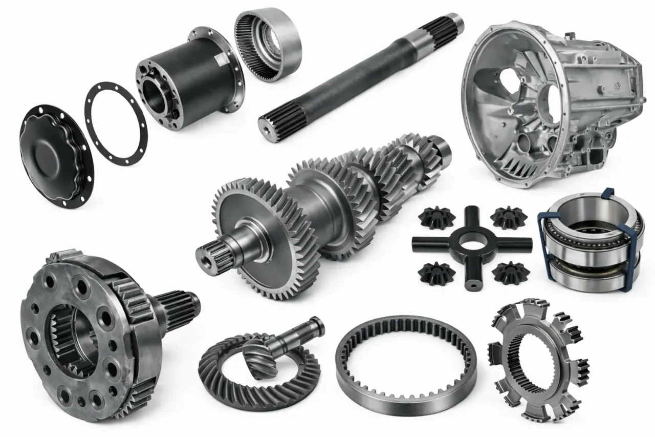 Heavy duty truck transmission and differential parts for Mercedes, MAN, Volvo, Scania