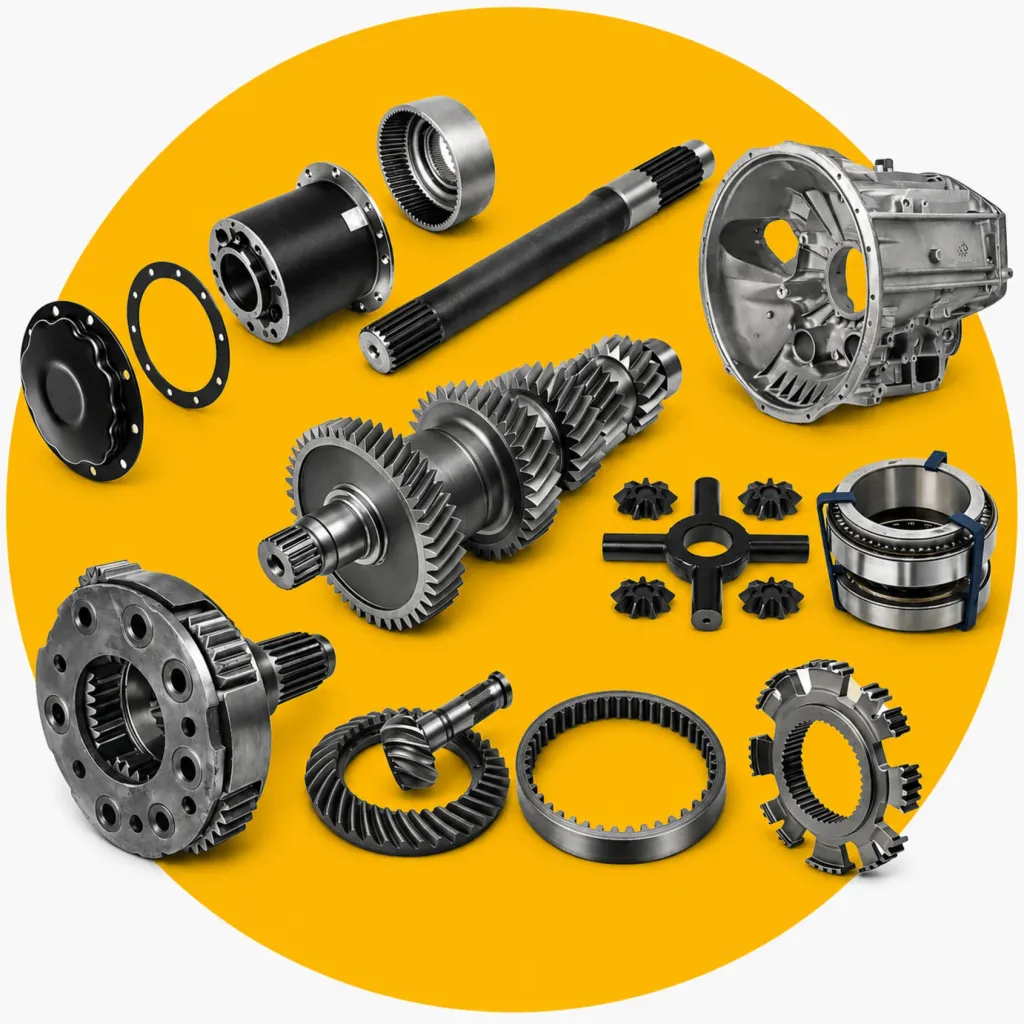 Heavy duty truck transmission and differential parts for Mercedes, MAN, Volvo, Scania