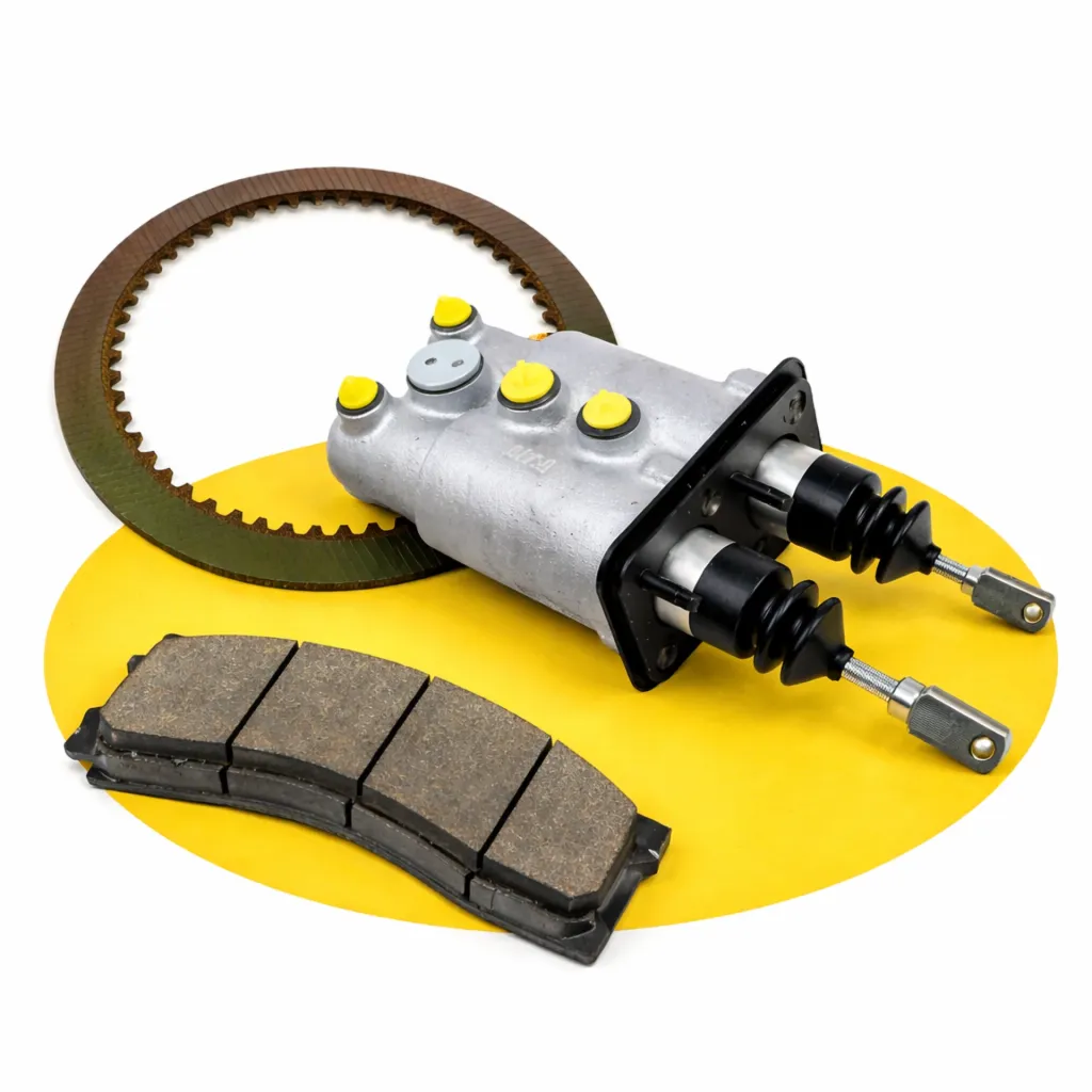Heavy equipment braking system parts for Caterpillar, Komatsu, and Volvo
