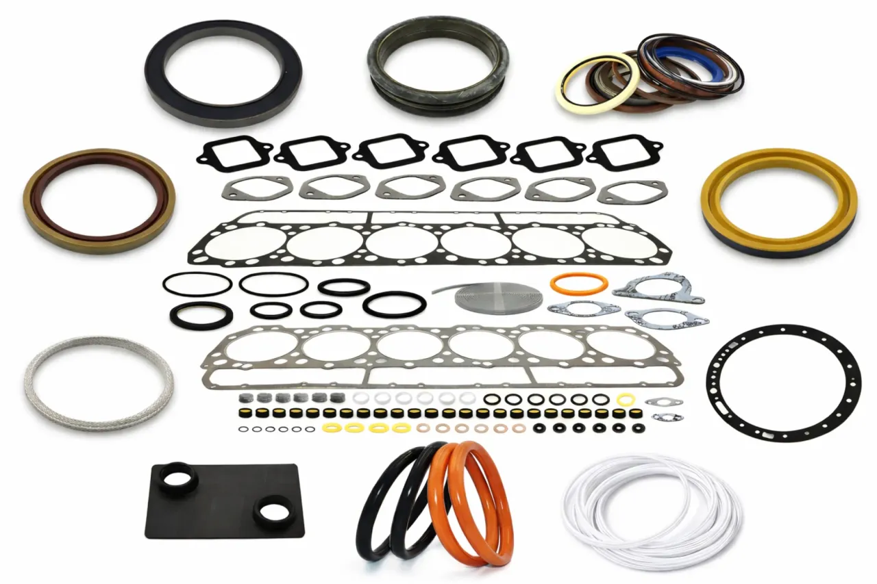 Heavy equipment seals and gaskets for Caterpillar, Komatsu, Volvo